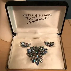 【希少】 Warman's Vintage Jewelry / ヴィンテージ Vintage | Sherman | Jewelry | 5s Blue Tiered Rhinestone